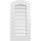 Ekena Millwork Arch Top Surface Mount PVC Gable Vent: Non-Functional, w/ 3-1/2"W x 1"P Standard Frame, 16"W x 30"H GVPAR16X3001SN - alternate 1